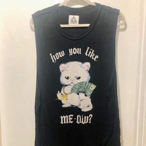 How You like Meow (L) Unif Muscle Tee